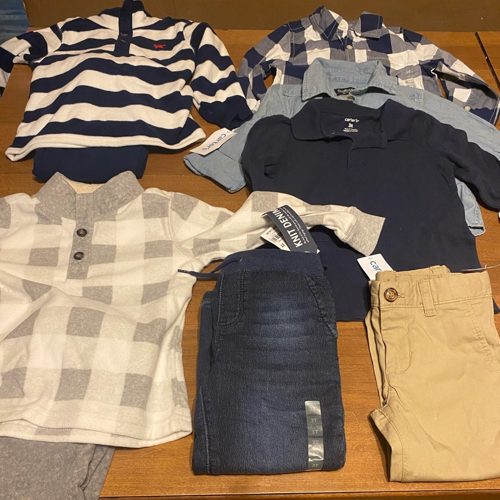 3T Boys Carter’s Clothing Lot